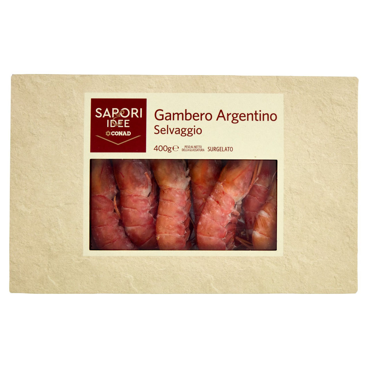 SAPORI & IDEE CONAD Gambero Argentino Selvaggio Surgelato 400 g