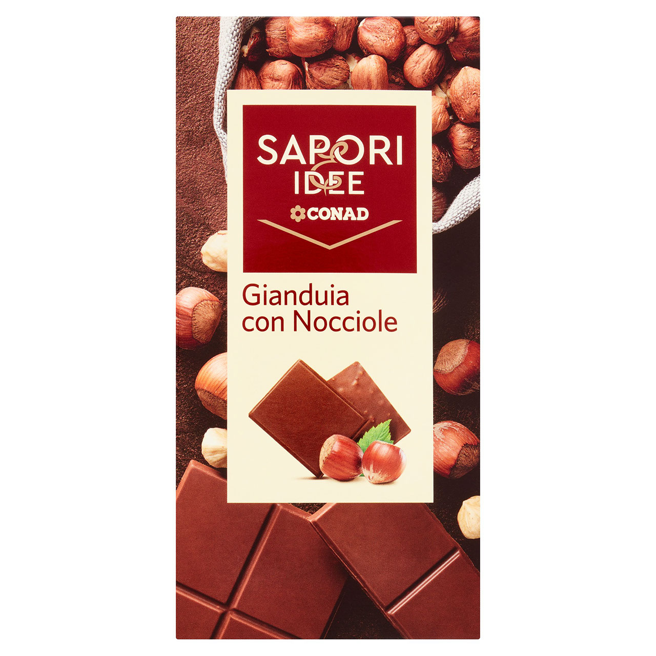 SAPORI & IDEE CONAD Gianduia con Nocciole 100 g