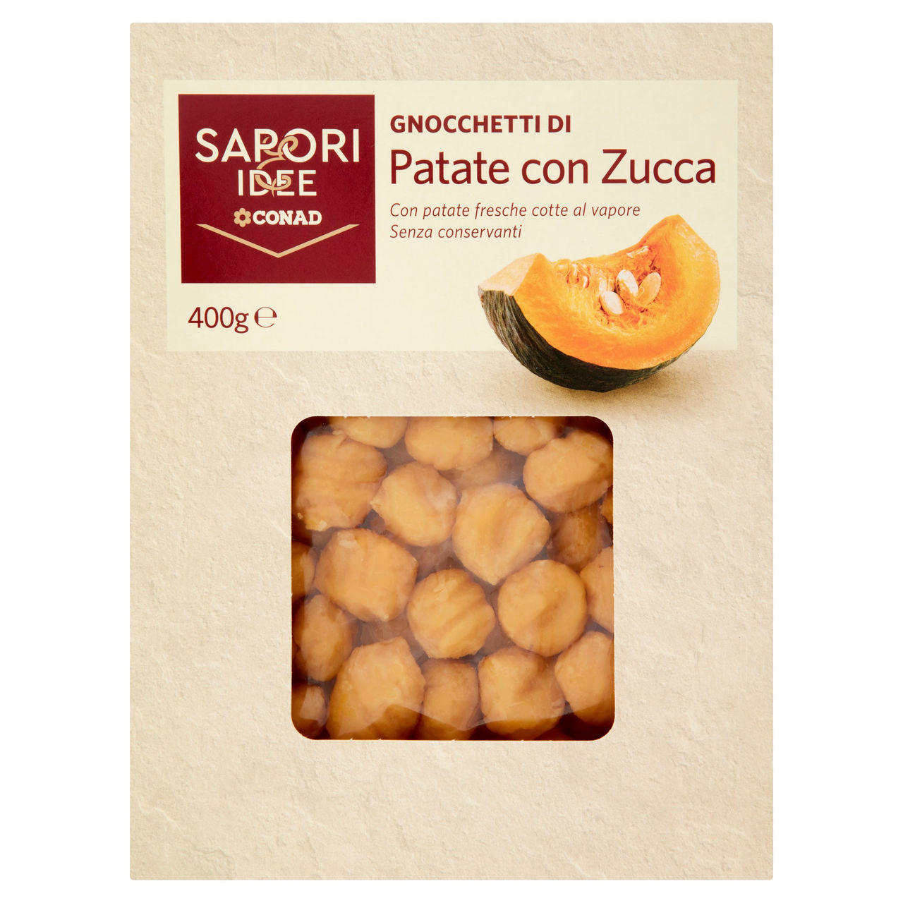 SAPORI & IDEE CONAD Gnocchetti di Patate con Zucca 400 g