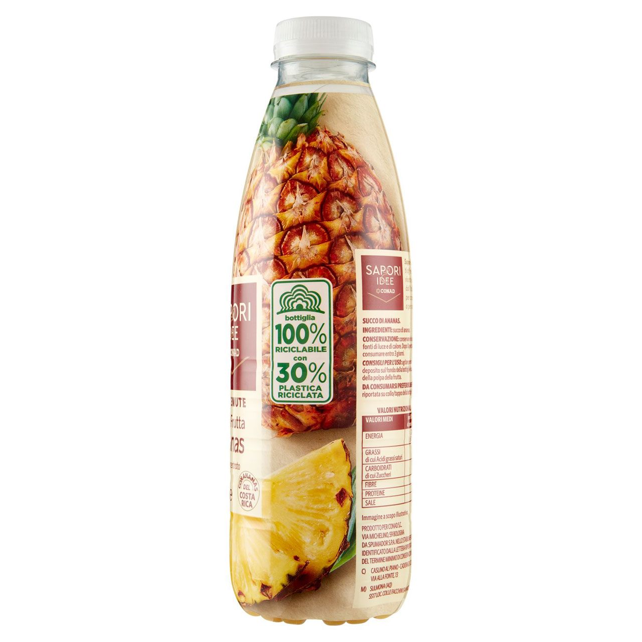 Succo 100% Ananas 750 ml Conad