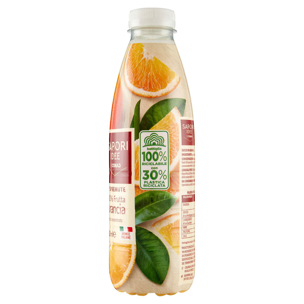 Succo 100% Arancia 750 ml Conad