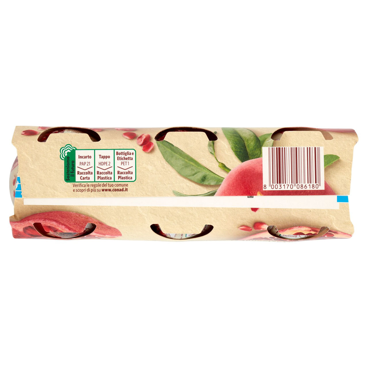 Succo 100% Melagrana 3 x 125 ml Conad