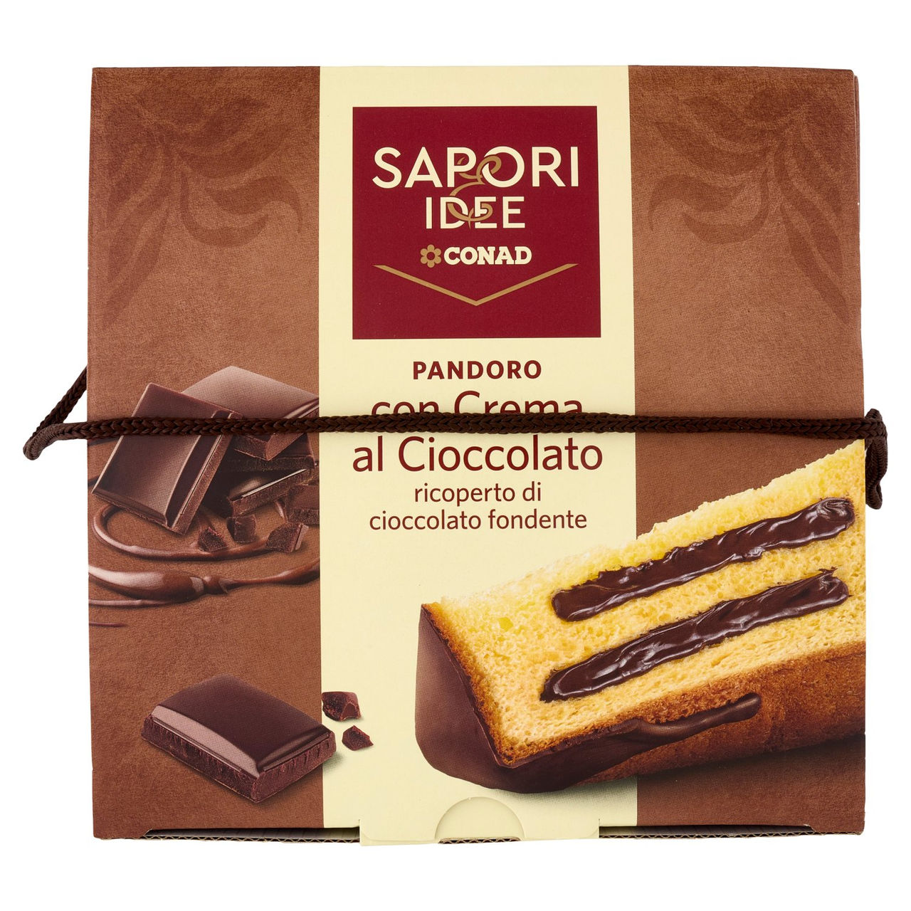 SAPORI & IDEE CONAD Pandoro con Crema al Cioccolato 850 g