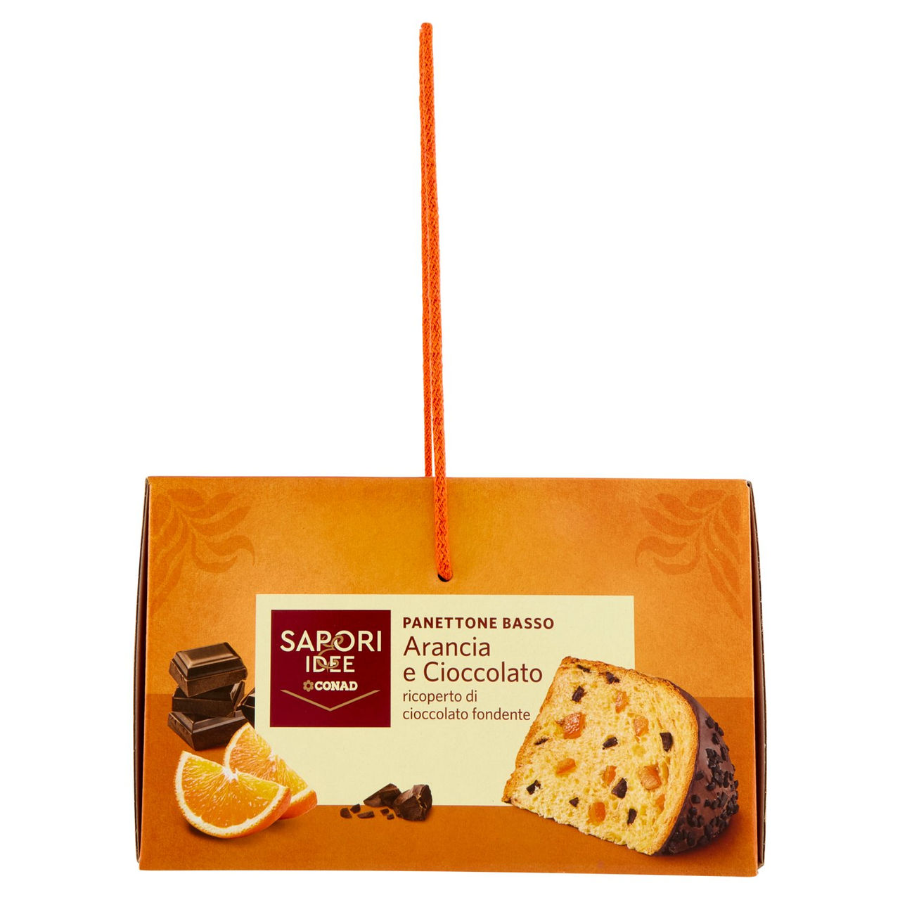SAPORI & IDEE CONAD Panettone Basso Arancia e Cioccolato 850 g