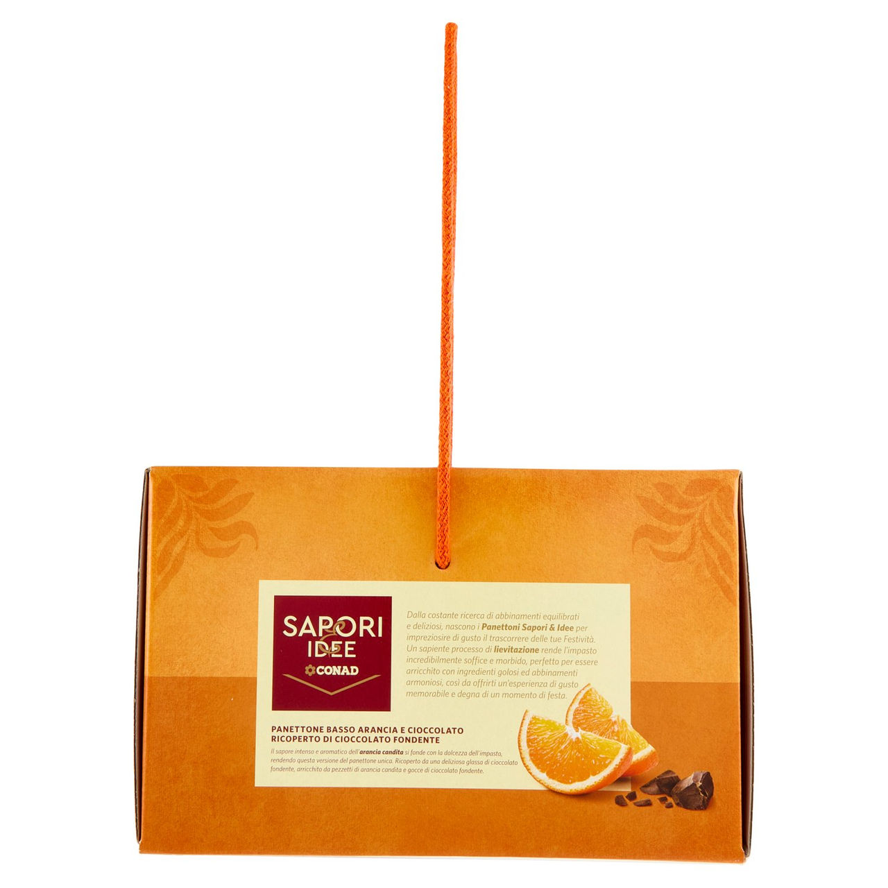 SAPORI & IDEE CONAD Panettone Basso Arancia e Cioccolato 850 g
