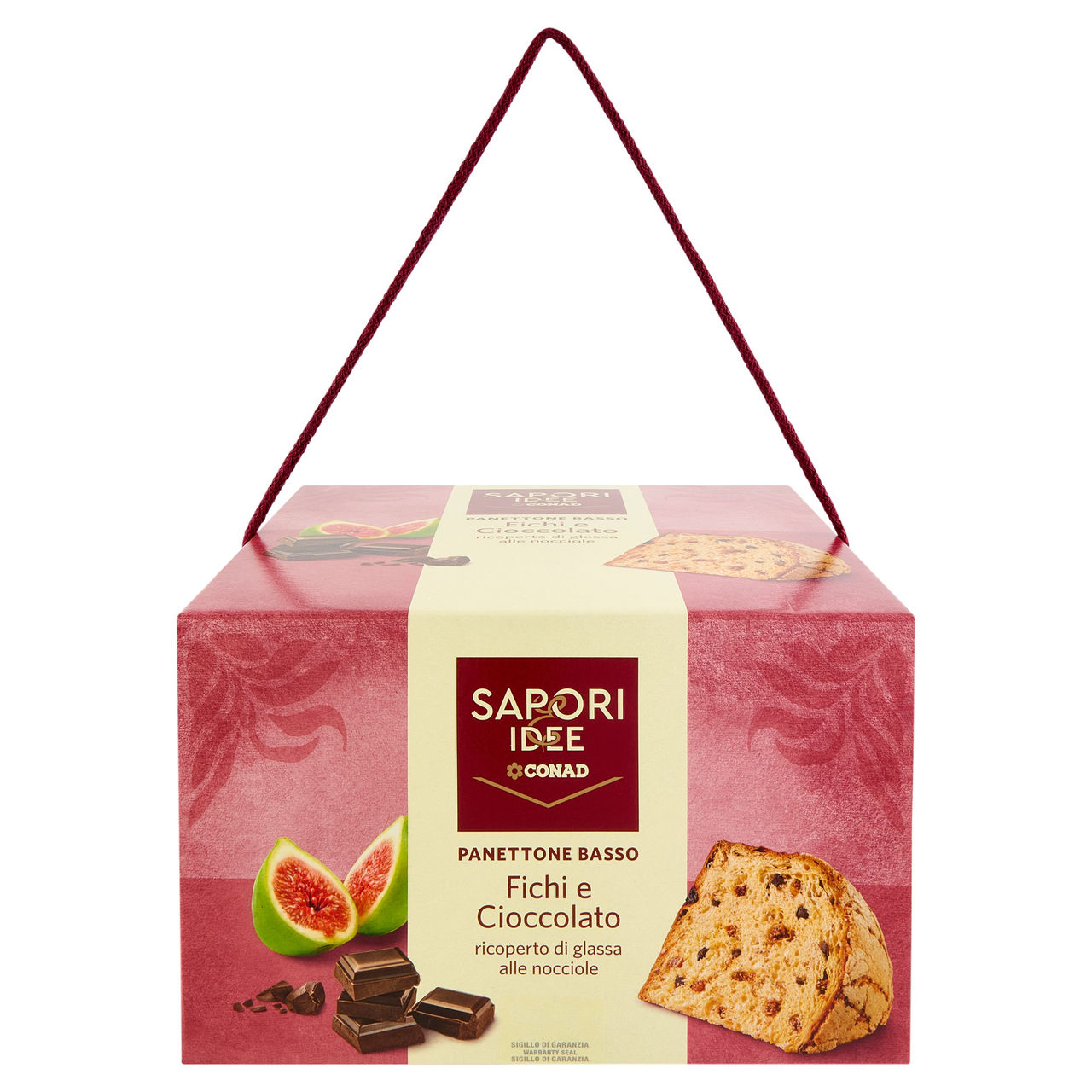 SAPORI & IDEE CONAD Panettone Basso Fichi e Cioccolato 850 g