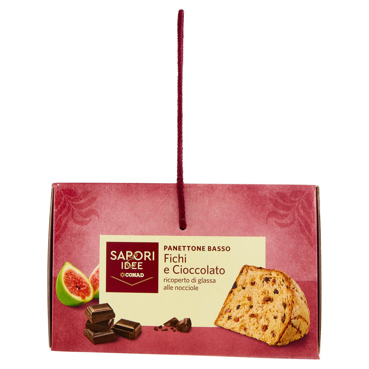 SAPORI & IDEE CONAD Panettone Basso Fichi e Cioccolato 850 g
