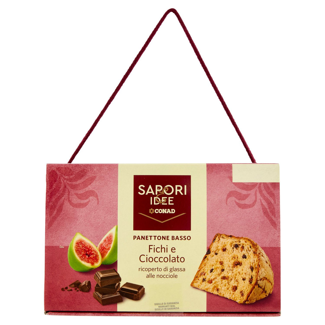 SAPORI & IDEE CONAD Panettone Basso Fichi e Cioccolato 850 g