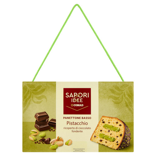 SAPORI & IDEE CONAD Panettone Basso Pistacchio 850 g