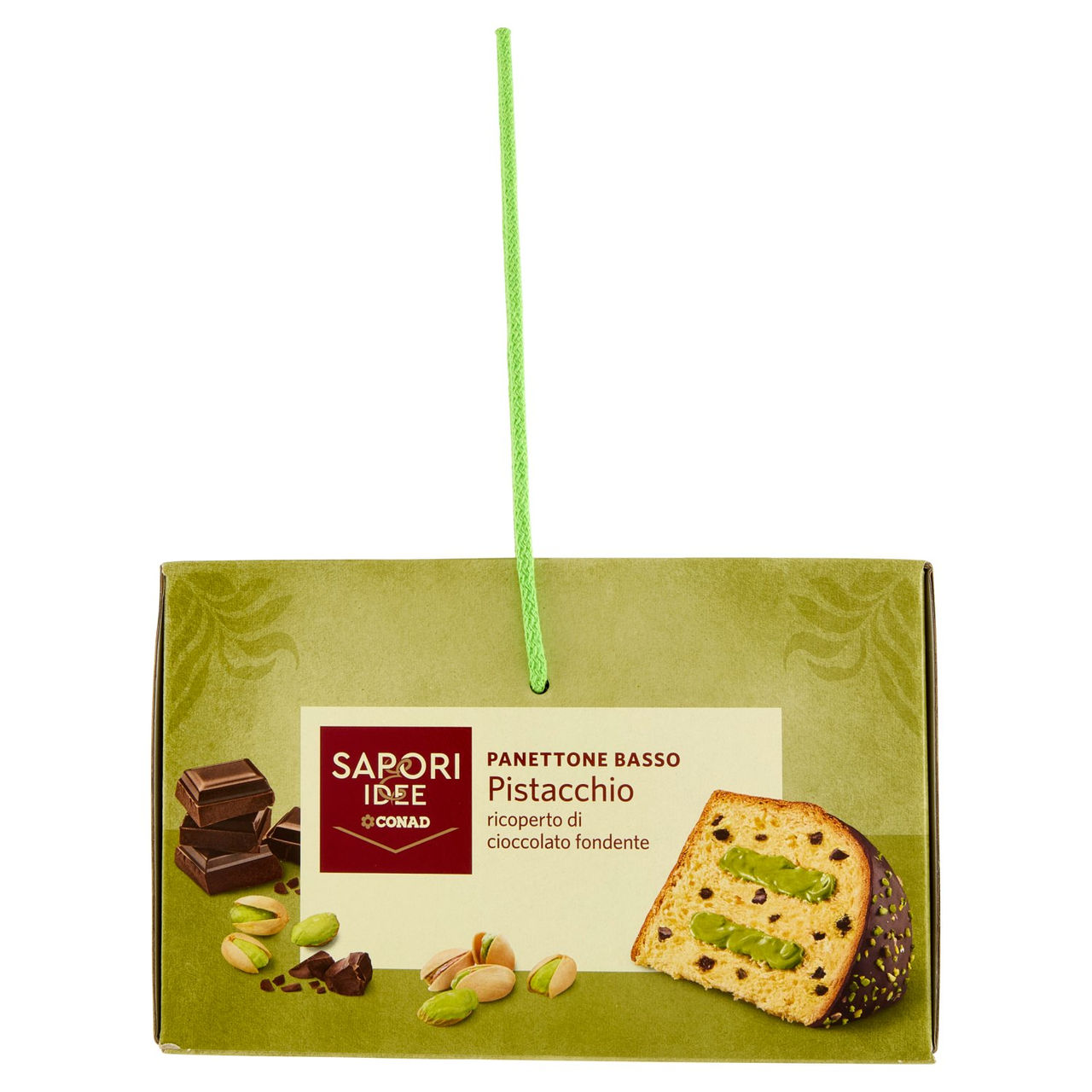 SAPORI & IDEE CONAD Panettone Basso Pistacchio 850 g