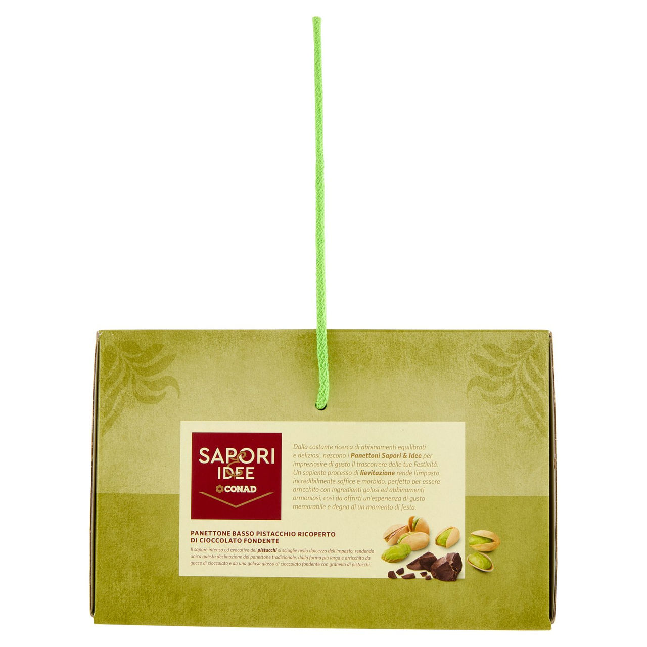 SAPORI & IDEE CONAD Panettone Basso Pistacchio 850 g
