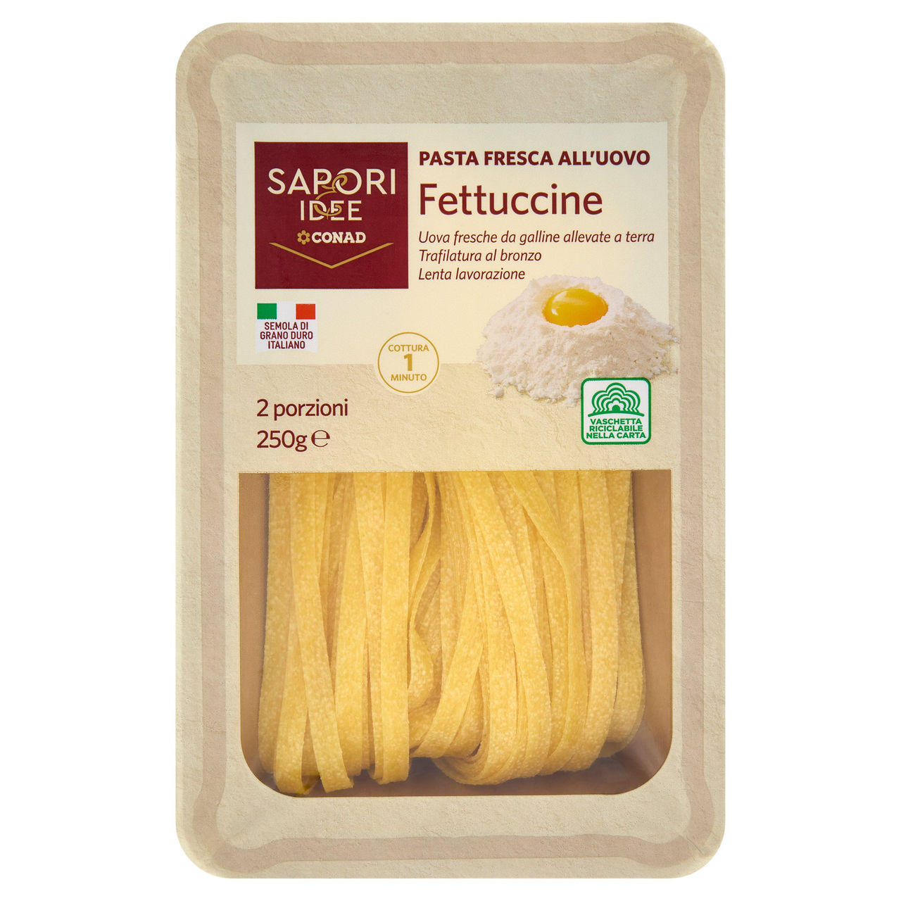 SAPORI & IDEE CONAD Pasta Fresca all'Uovo Fettuccine 250 g