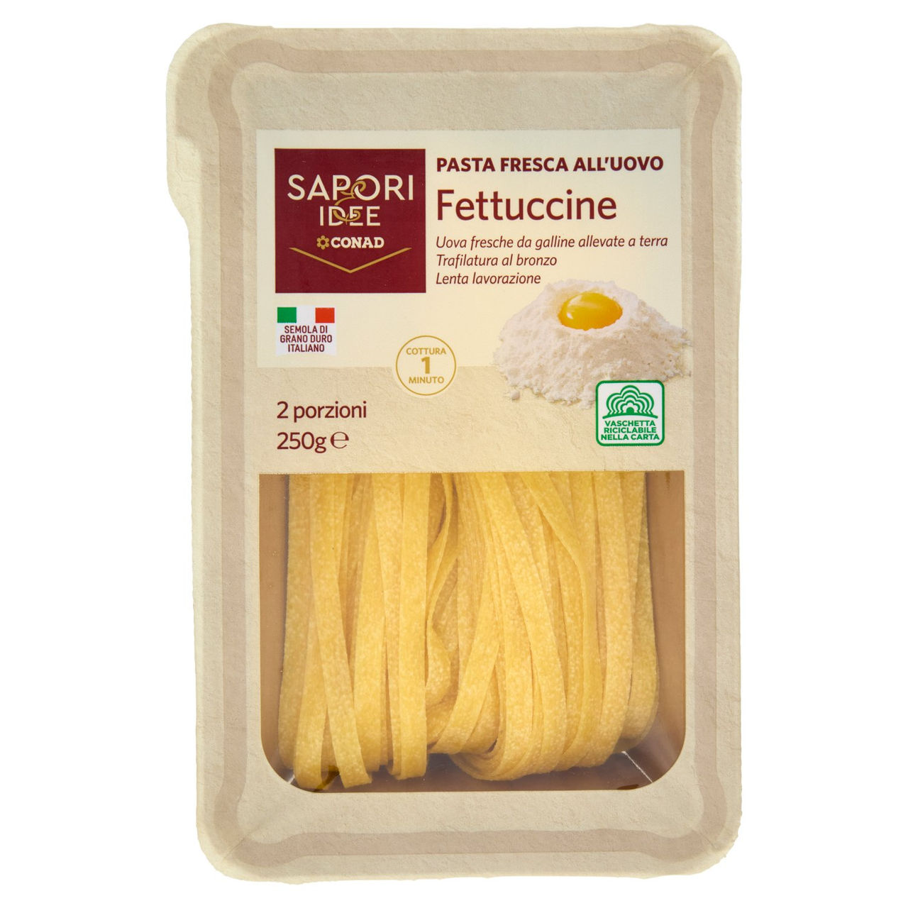SAPORI & IDEE CONAD Pasta Fresca all'Uovo Fettuccine 250 g