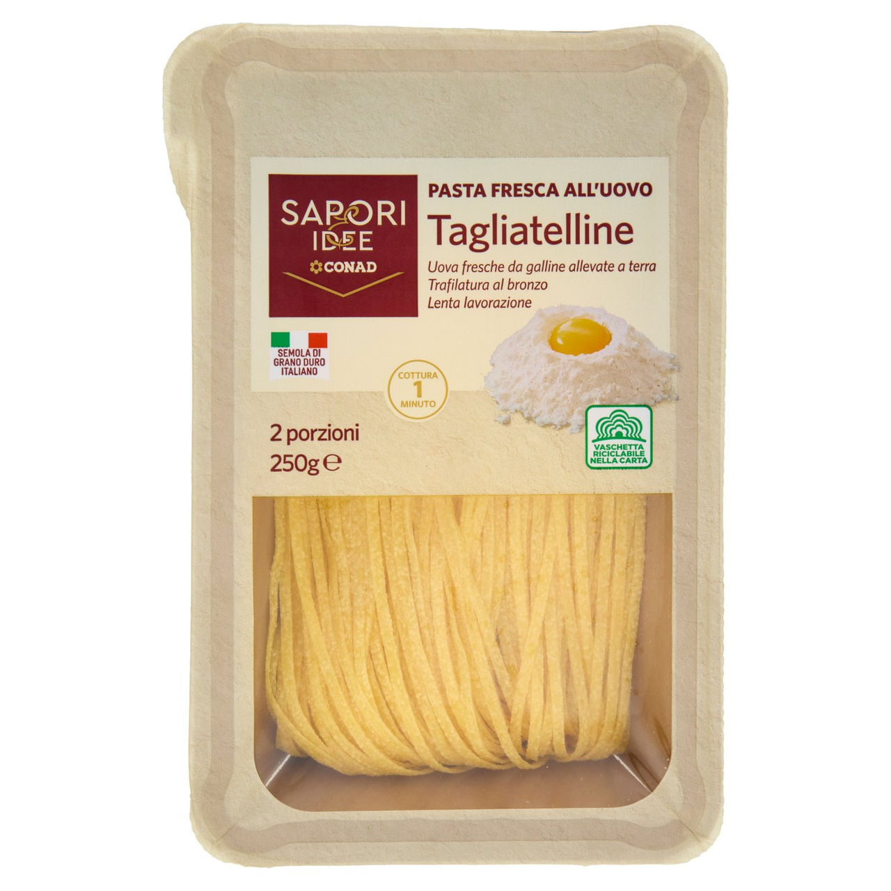 SAPORI & IDEE CONAD Pasta Fresca all'Uovo Tagliatelline 250 g