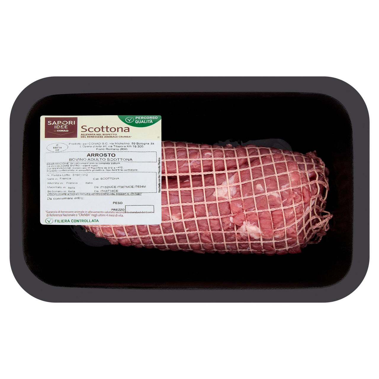 SAPORI & IDEE CONAD Percorso Qualità Arrosto Bovino Adulto Scottona