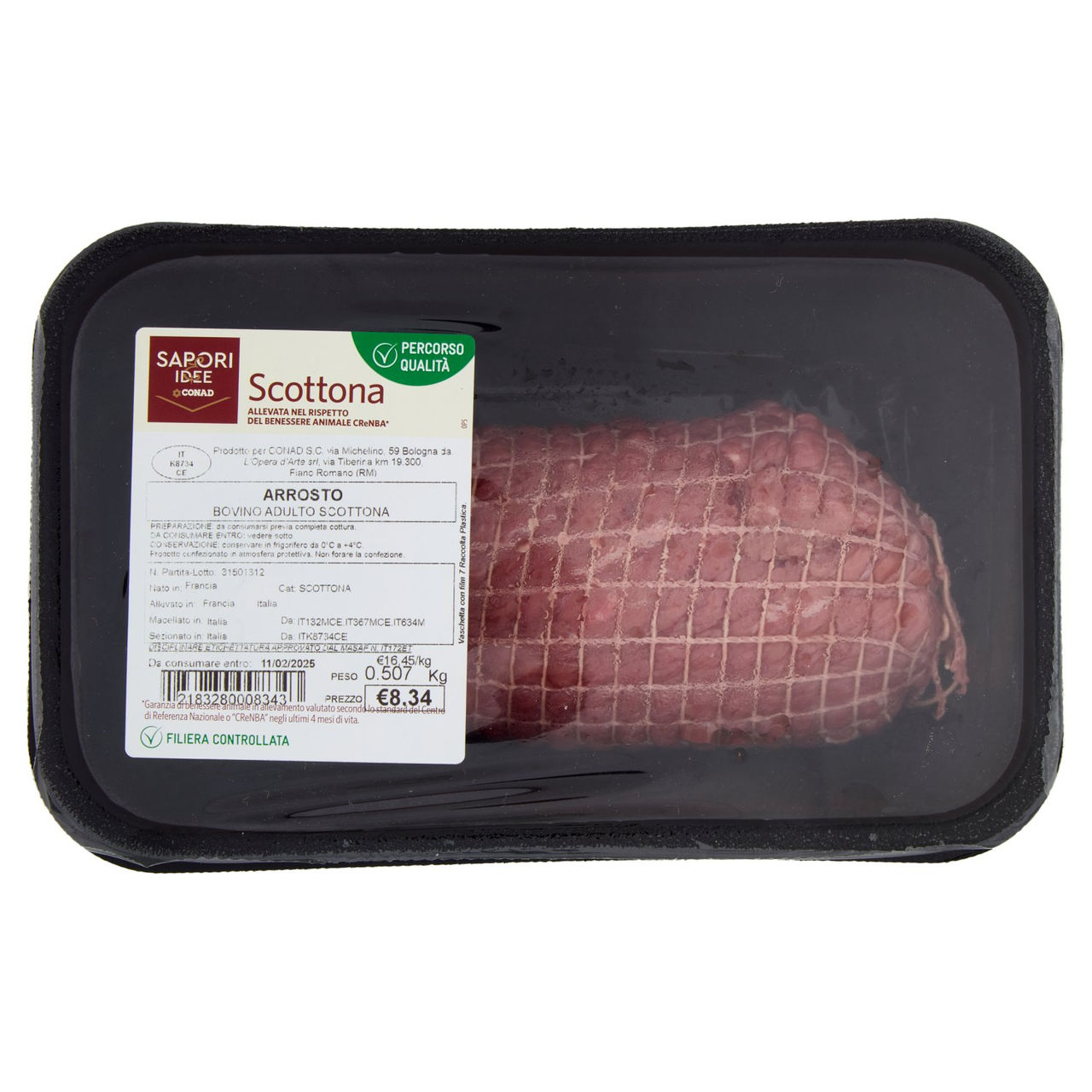SAPORI & IDEE CONAD Percorso Qualità Arrosto Bovino Adulto Scottona