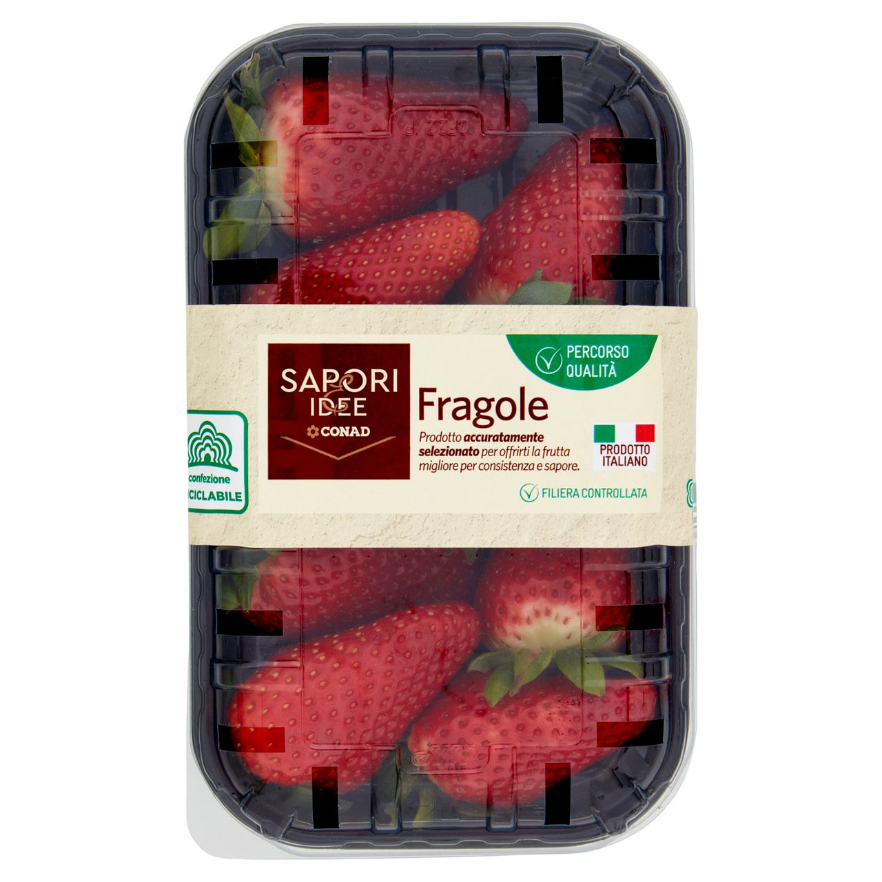 SAPORI & IDEE CONAD Percorso Qualità Fragole NSG 203 Italia Cal. 25 mm 300 g