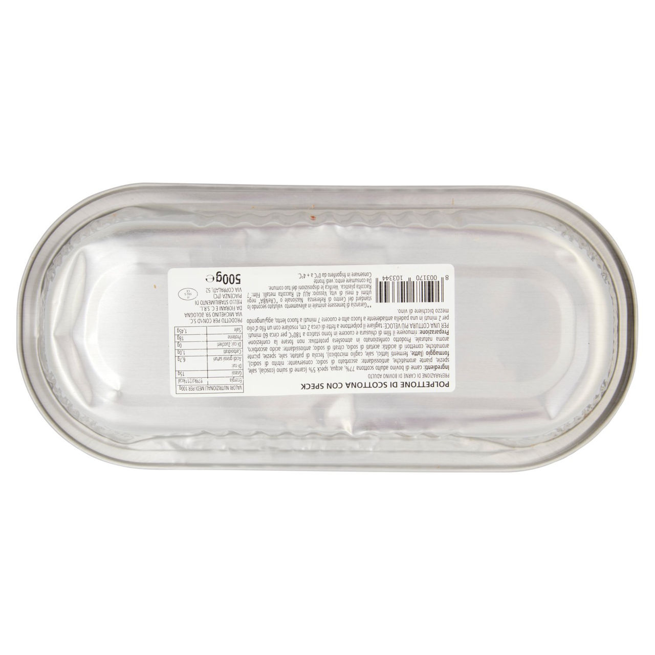 SAPORI & IDEE CONAD Percorso Qualità Polpettone di Scottona* con Speck 500 g