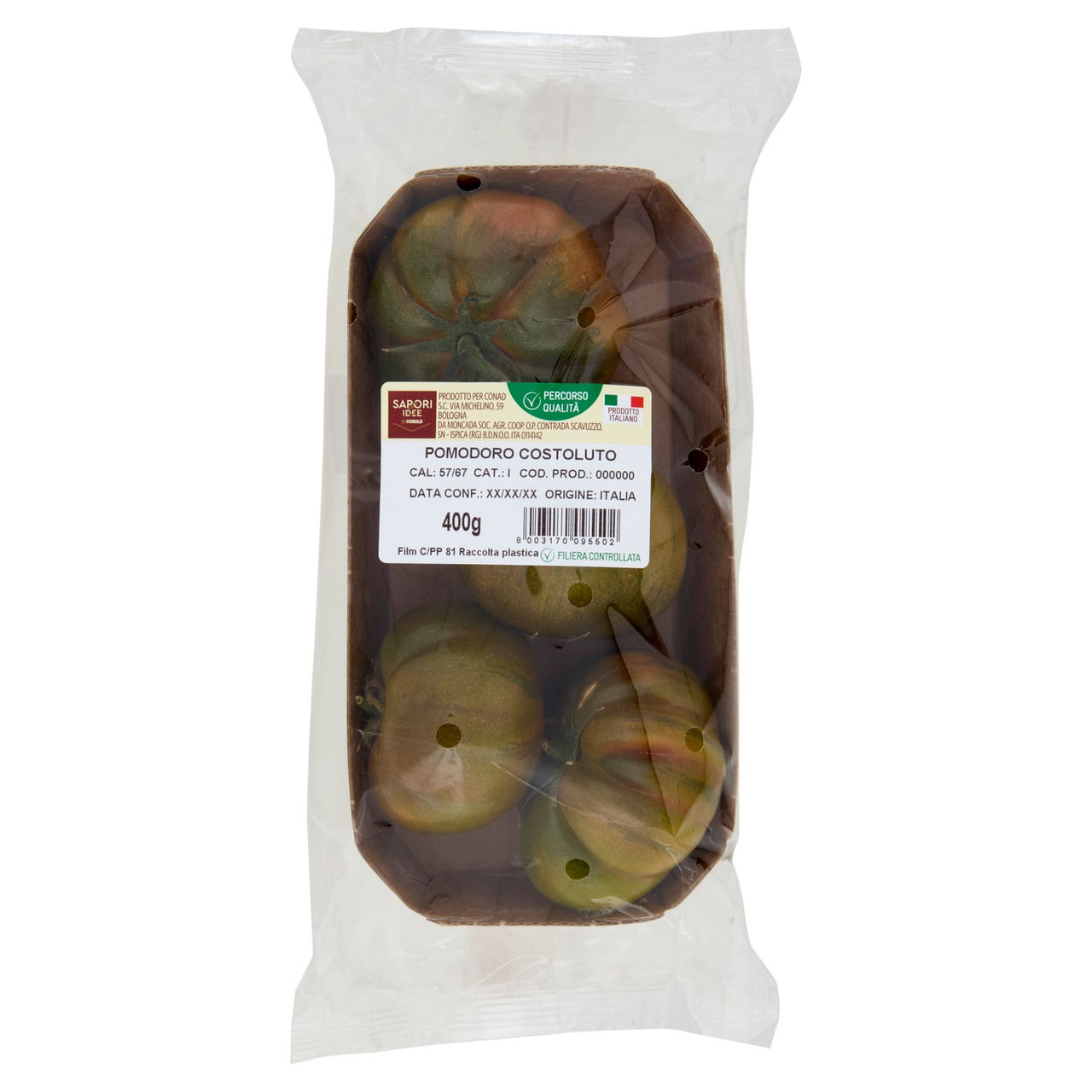 SAPORI & IDEE CONAD Percorso Qualità Pomodoro Costoluto Italia Cal. 57/67 400 g