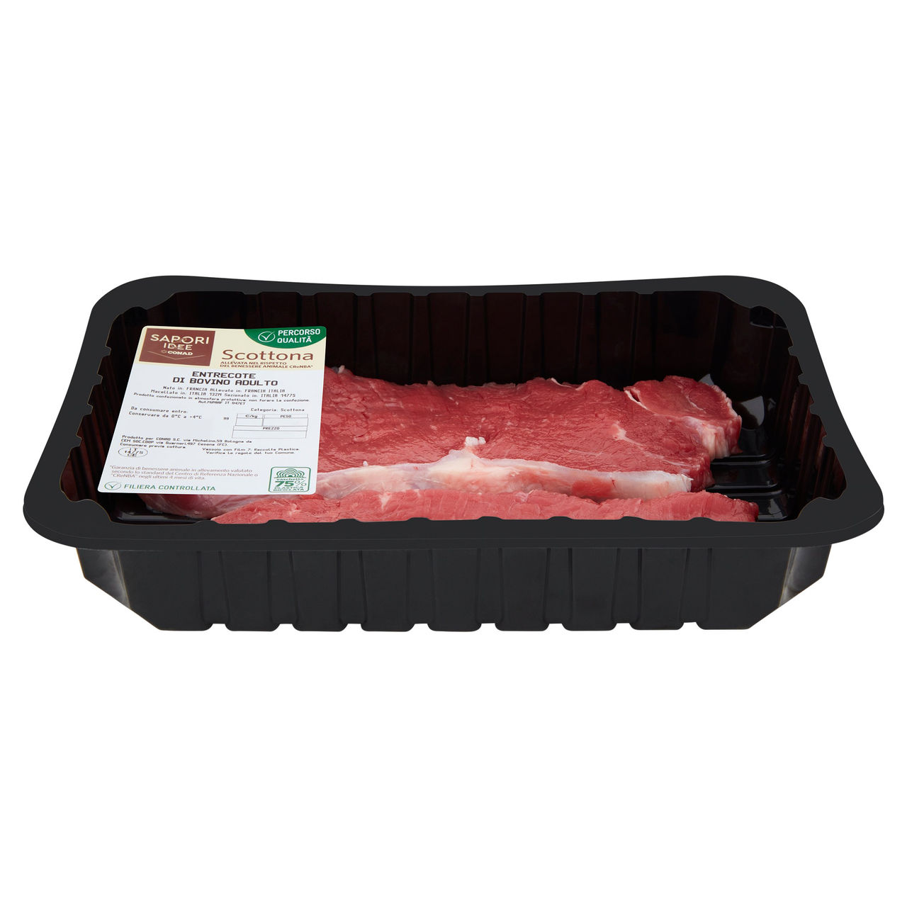 SAPORI & IDEE CONAD Percorso Qualità Scottona Entrecote di Bovino Adulto benessere