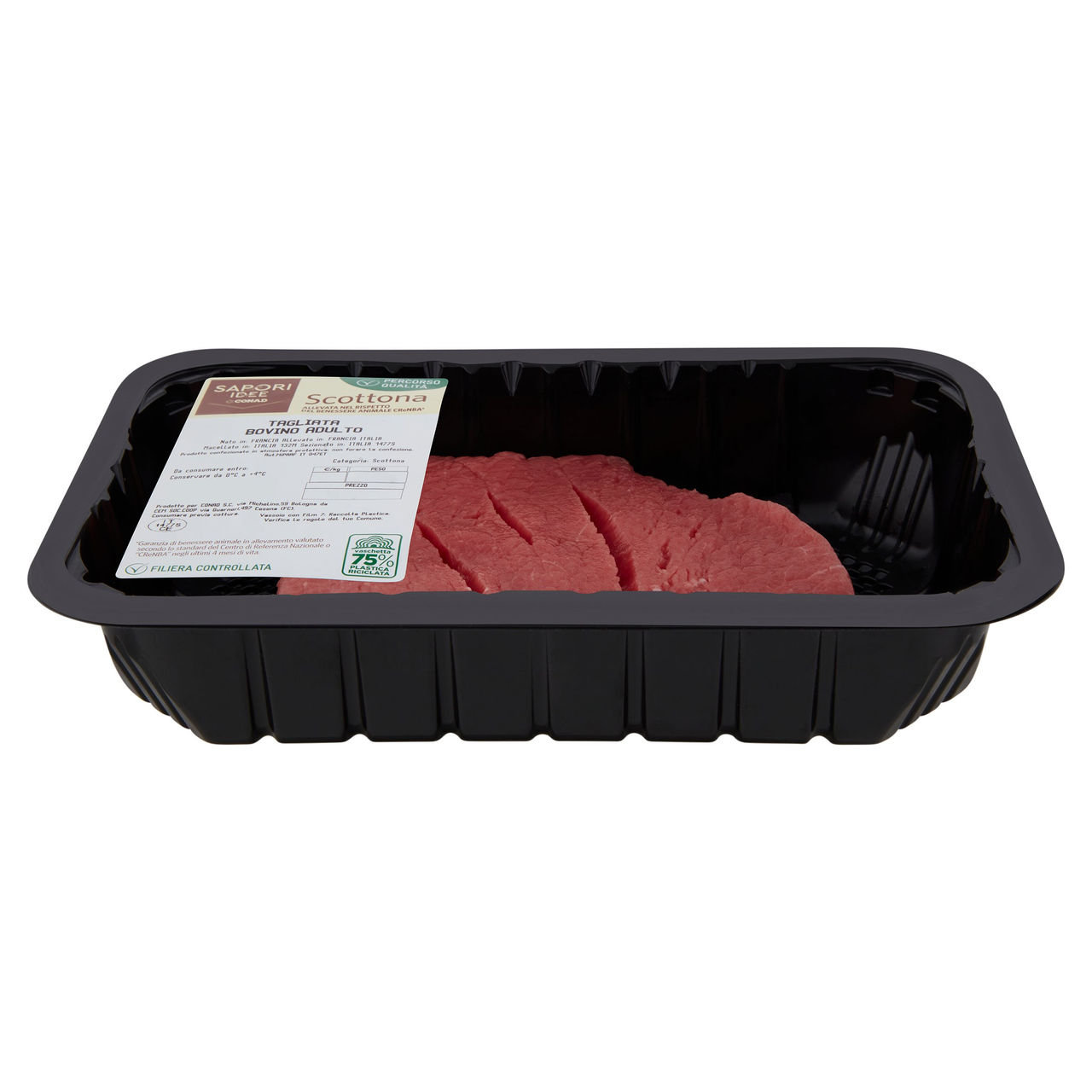 SAPORI & IDEE CONAD Percorso Qualità Scottona Tagliata Bovino Adulto benessere