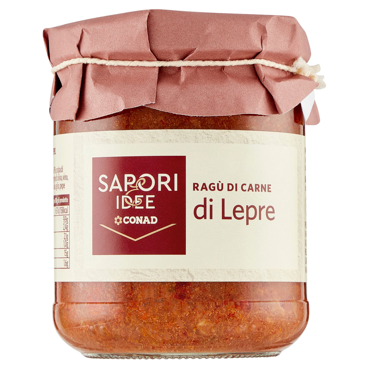 Ragù di Carne di Lepre 180 g Sapori e Idee Conad