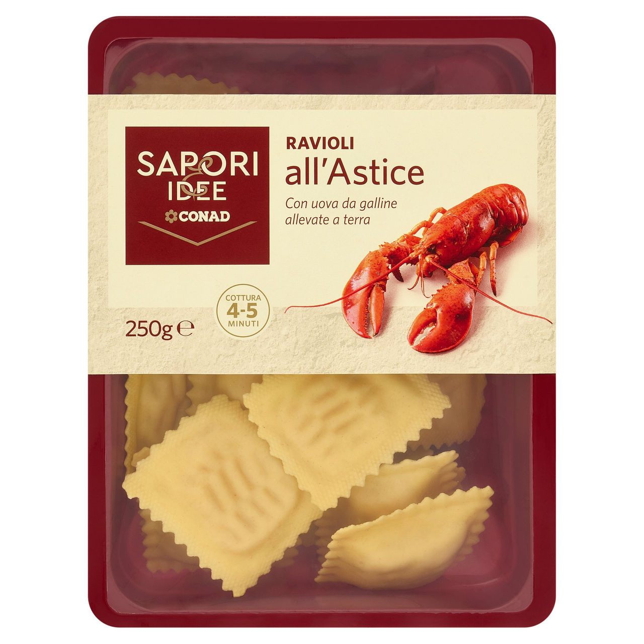 SAPORI & IDEE CONAD Ravioli all'Astice 250 g