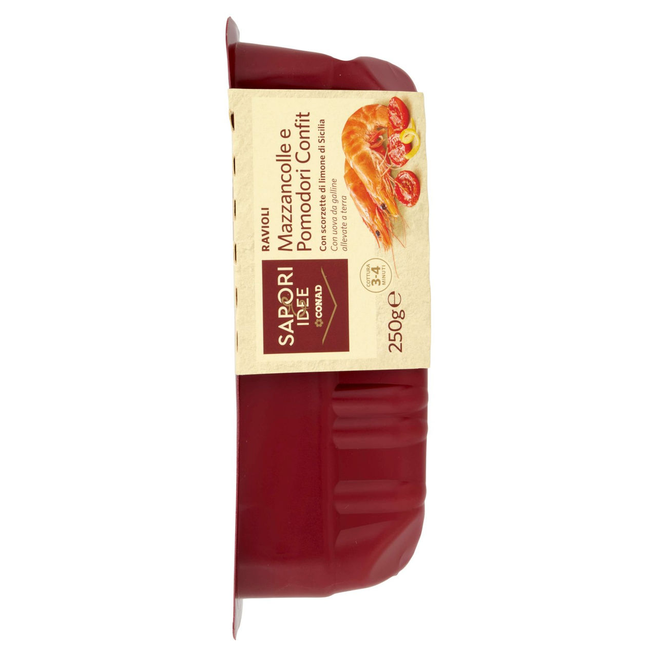 SAPORI & IDEE CONAD Ravioli Mazzancolle e Pomodori Confit 250 g