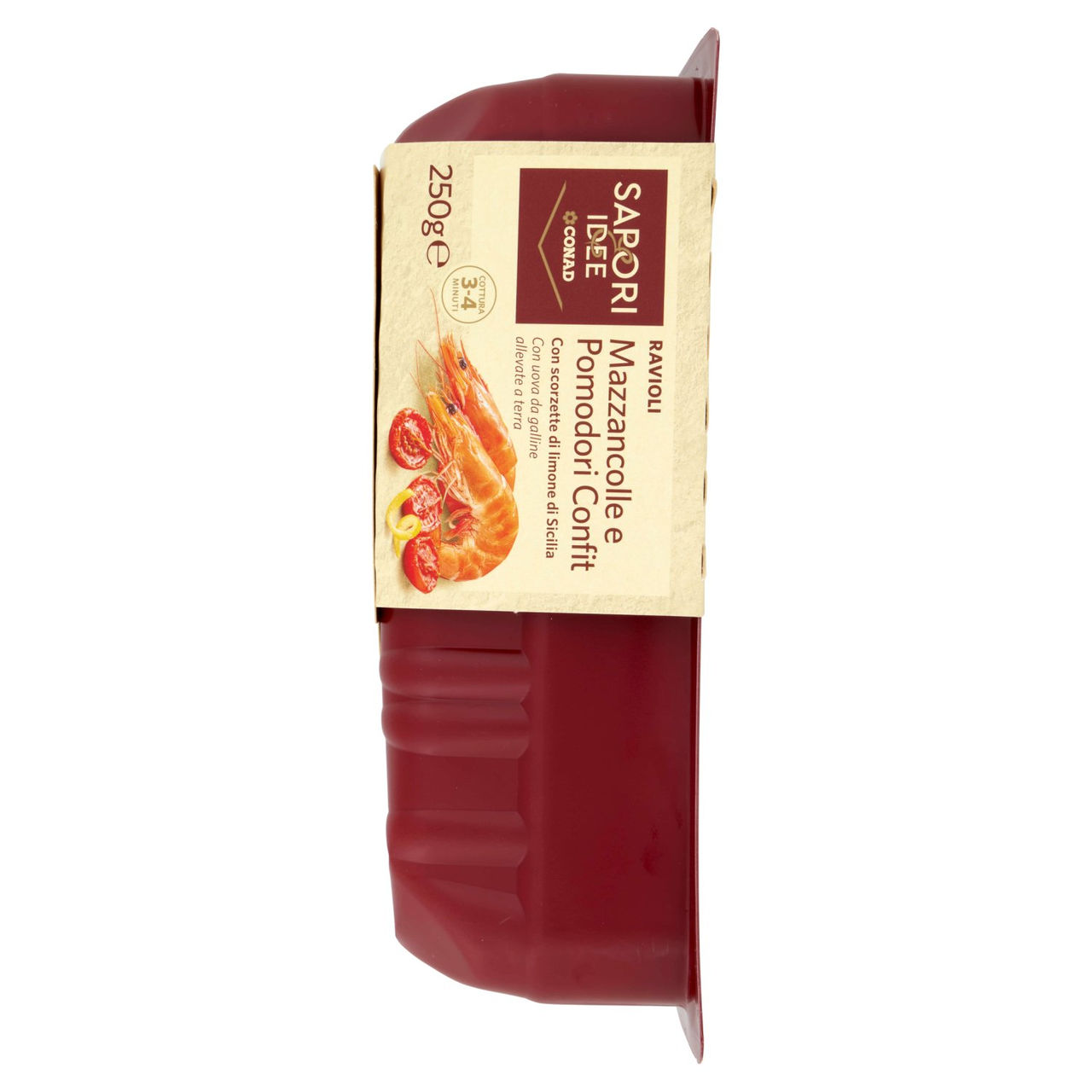 SAPORI & IDEE CONAD Ravioli Mazzancolle e Pomodori Confit 250 g
