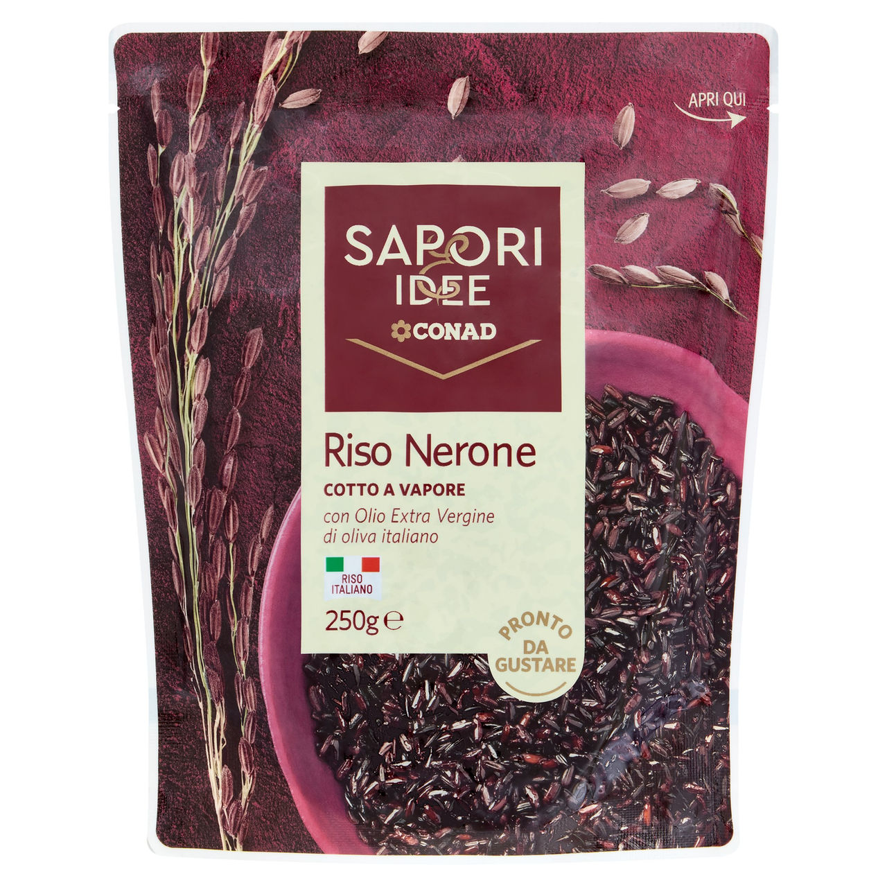 SAPORI & IDEE CONAD Riso Nerone Cotto a Vapore 250 g