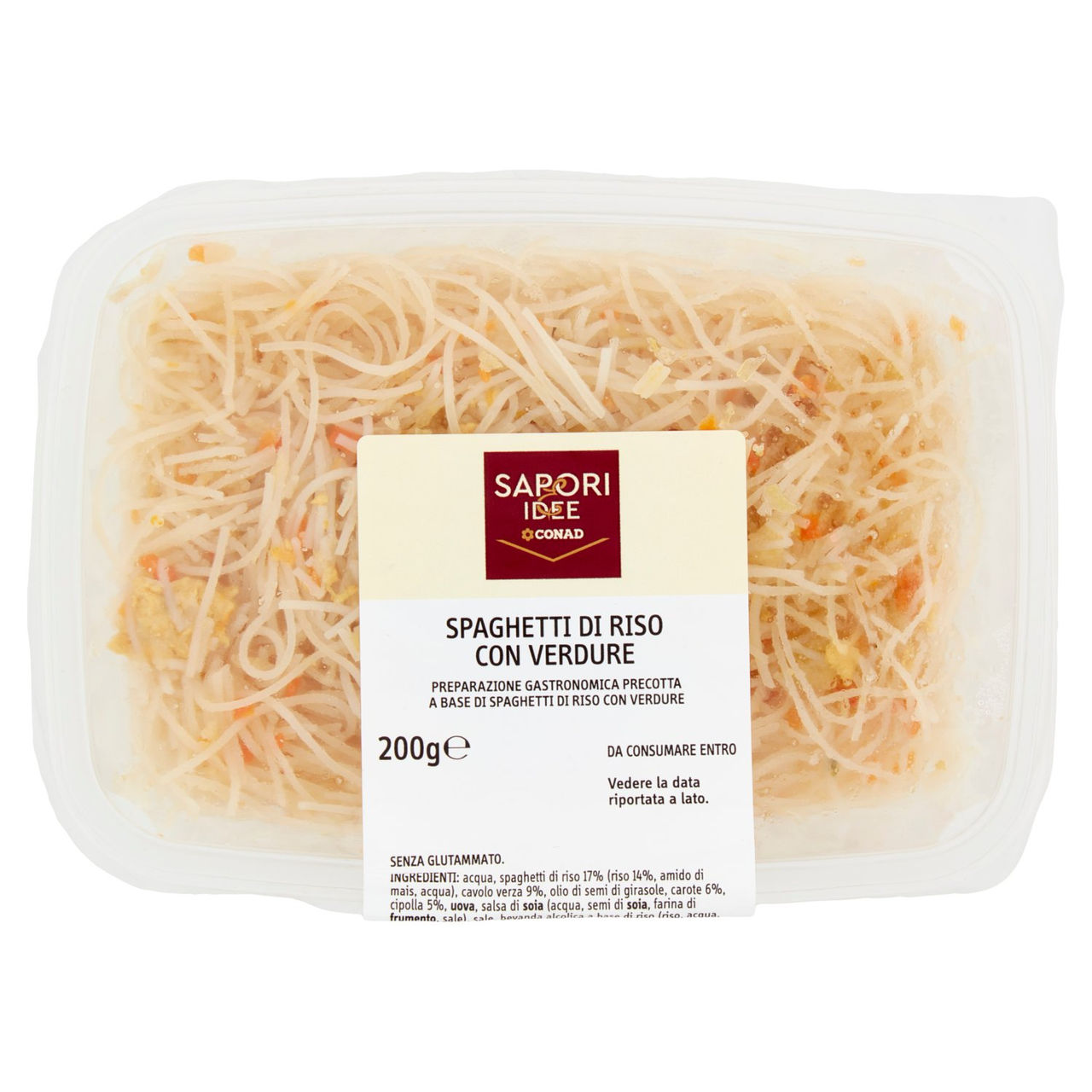 SAPORI & IDEE CONAD Spaghetti di Riso con Verdure 200 g