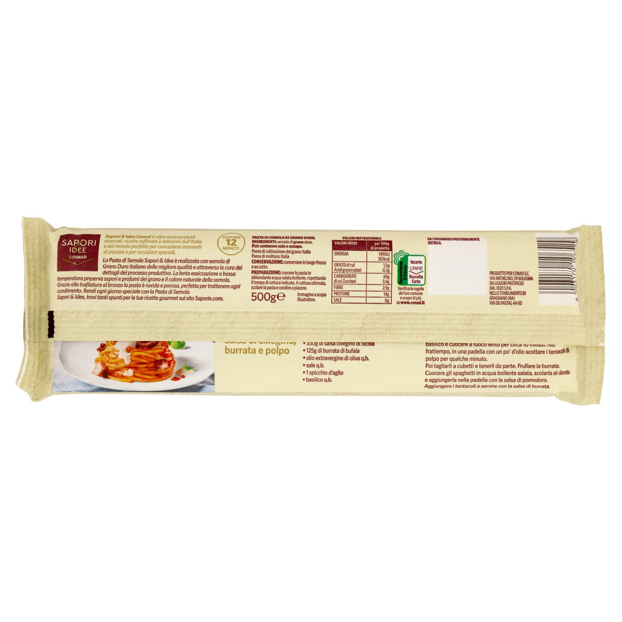 SAPORI & IDEE CONAD Spaghetti Quadrati 500 g