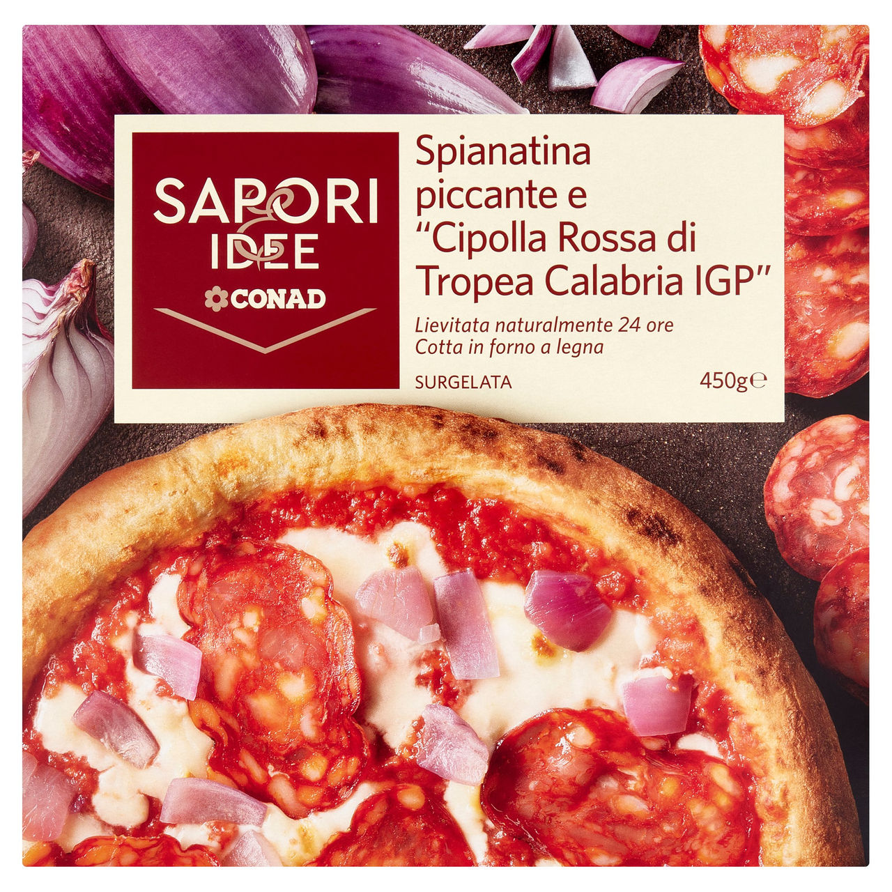 Pizza con cipolla rossa Conad in vendita online