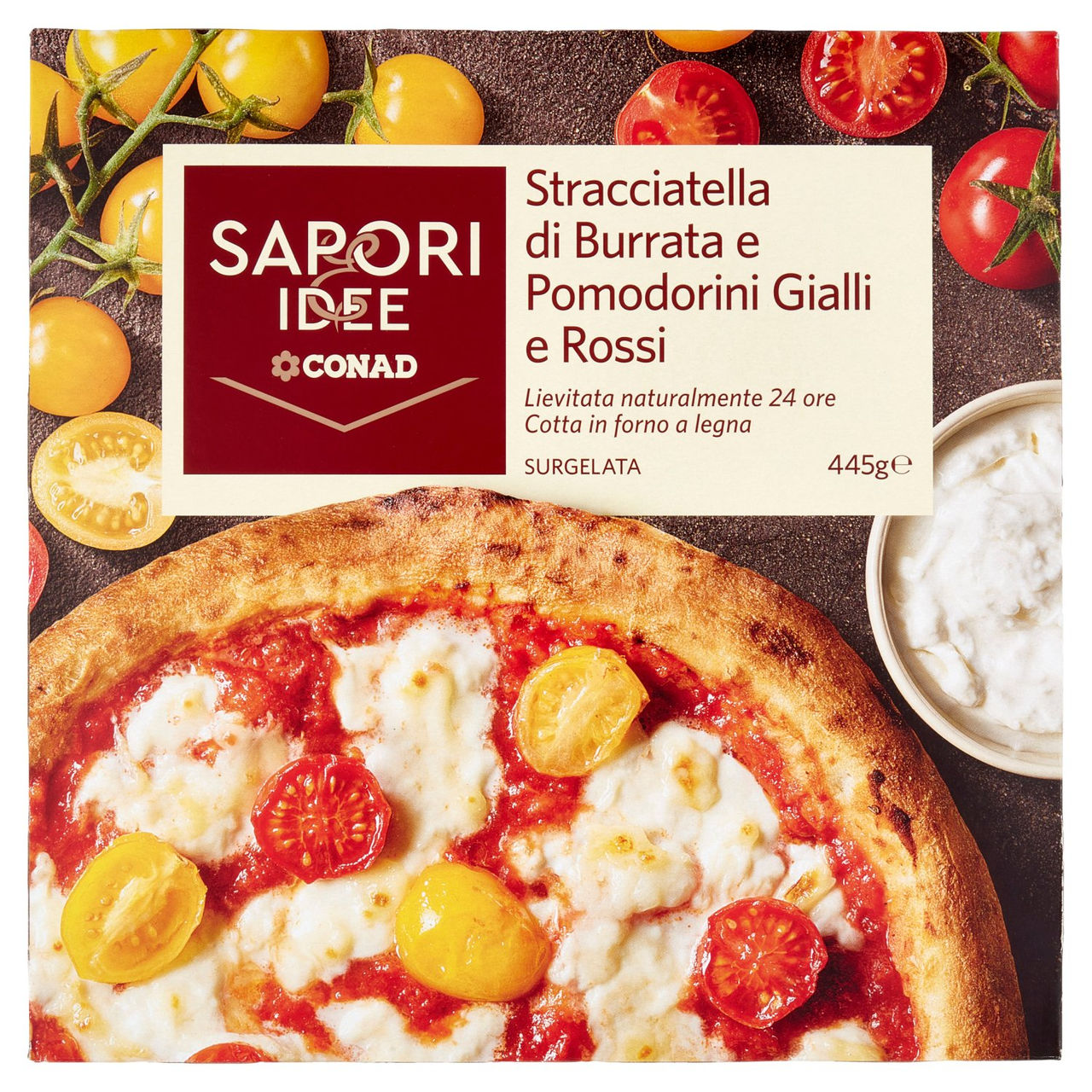 Pizza con stracciatella Conad in vendita online