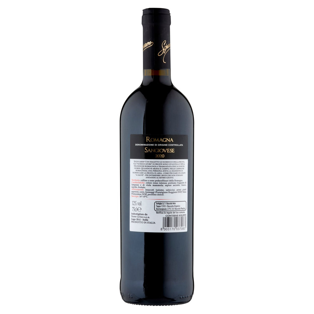 SCJUCAREN Romagna DOC Sangiovese 75 cl