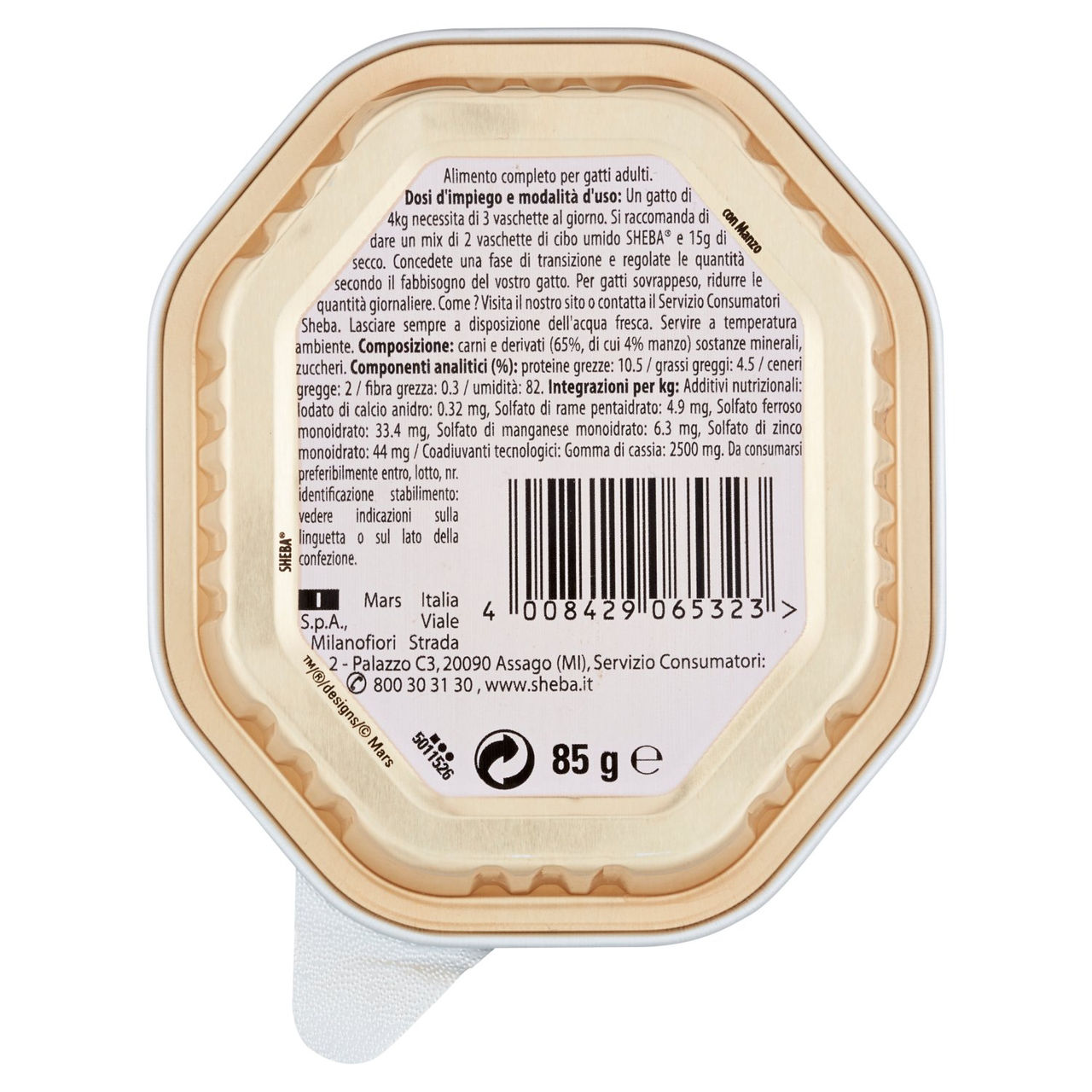 Sheba Paté Classics al Manzo 85g vendita online