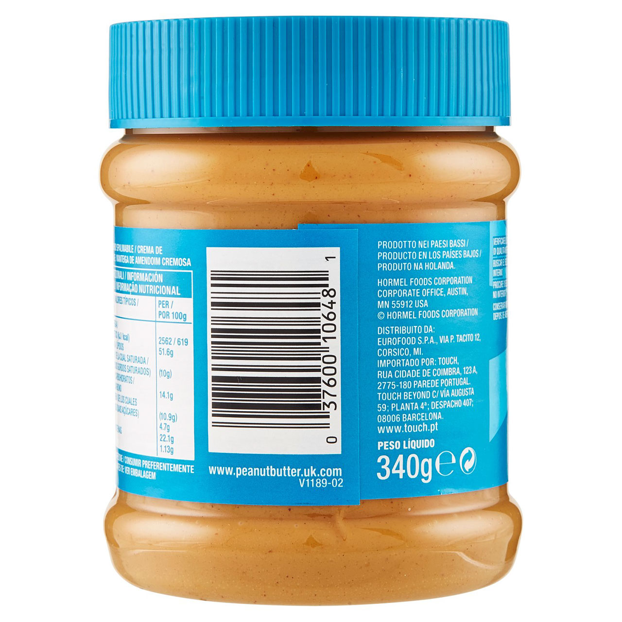 Skippy Creamy Peanut Butter 340 g