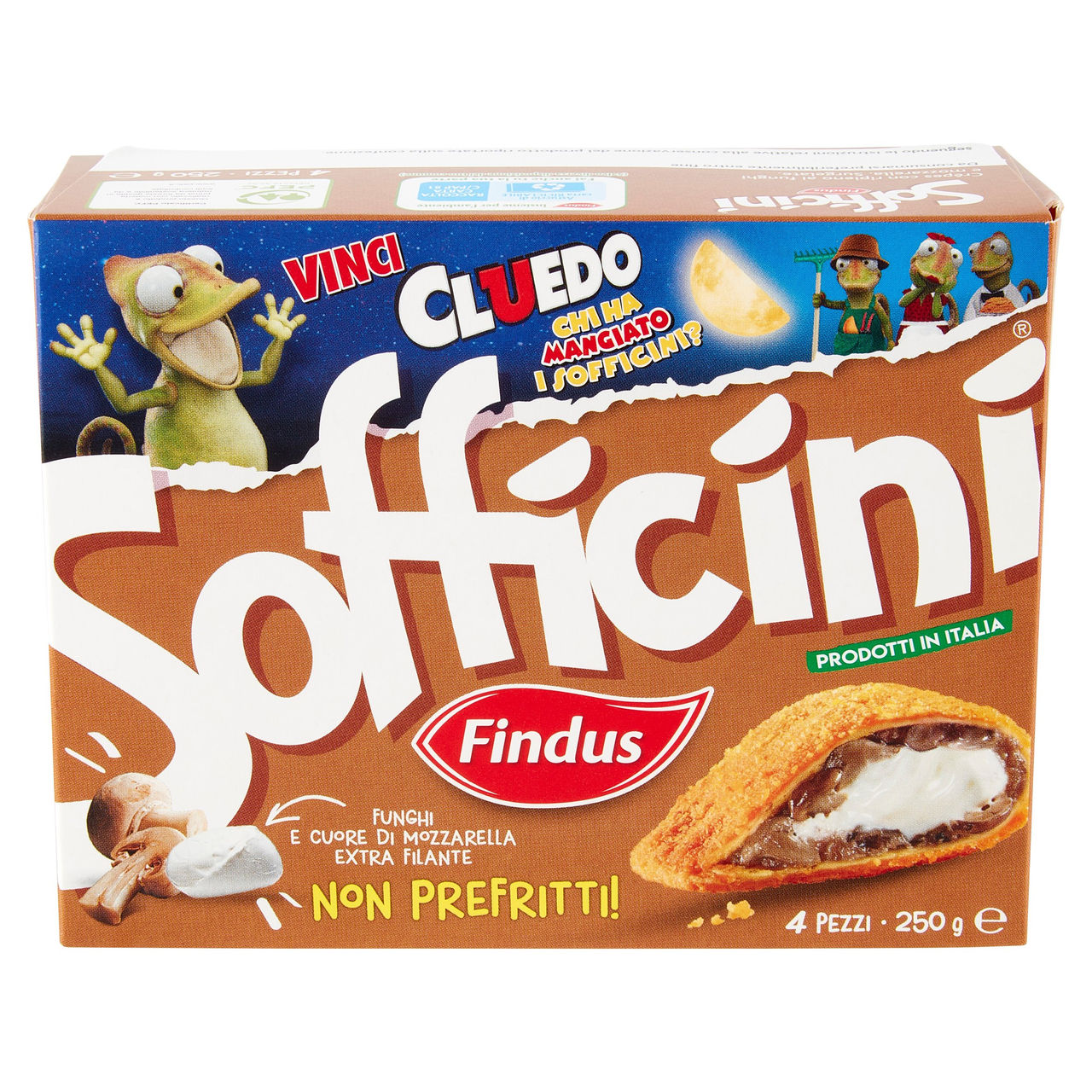 Sofficini Findus 4 Sofficini Funghi più Mozzarella 250 g