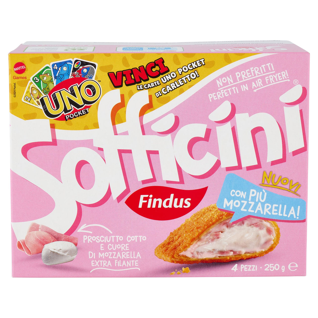 Sofficini Findus 4 Sofficini Prosciutto Cotto Più Mozzarella 250 g