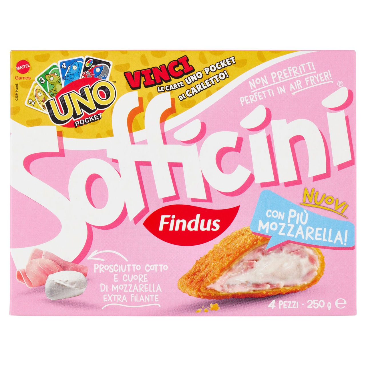 Sofficini Findus 4 Sofficini Prosciutto Cotto Più Mozzarella 250 g