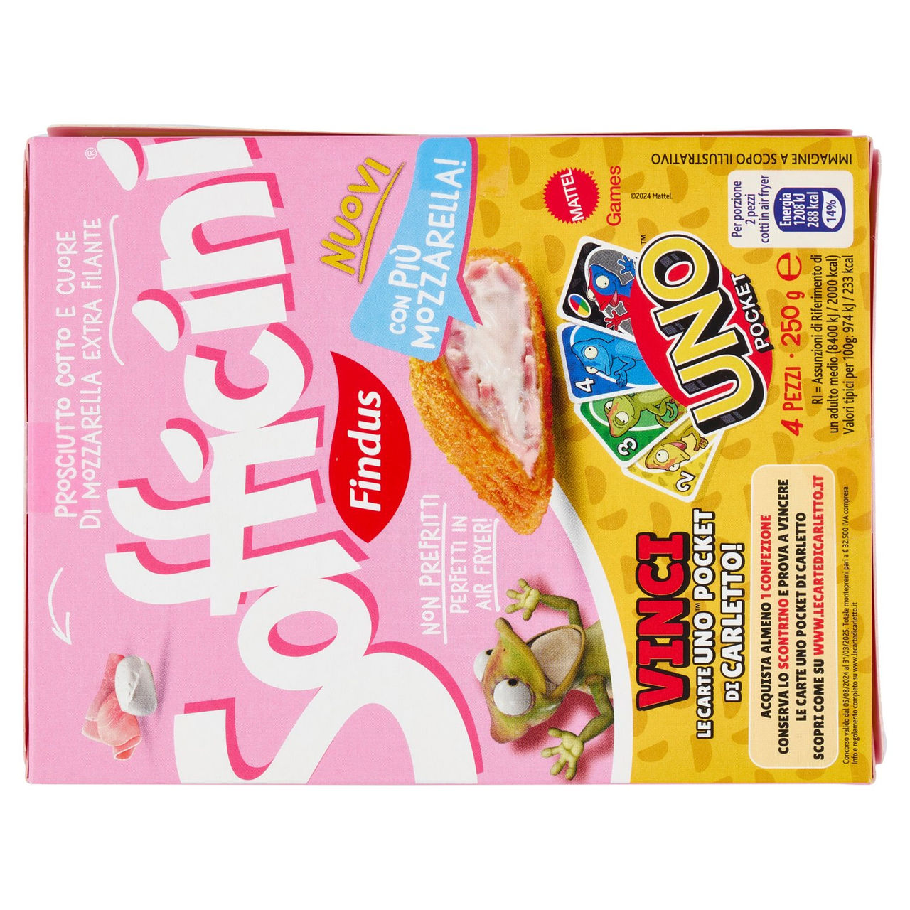 Sofficini Findus 4 Sofficini Prosciutto Cotto Più Mozzarella 250 g