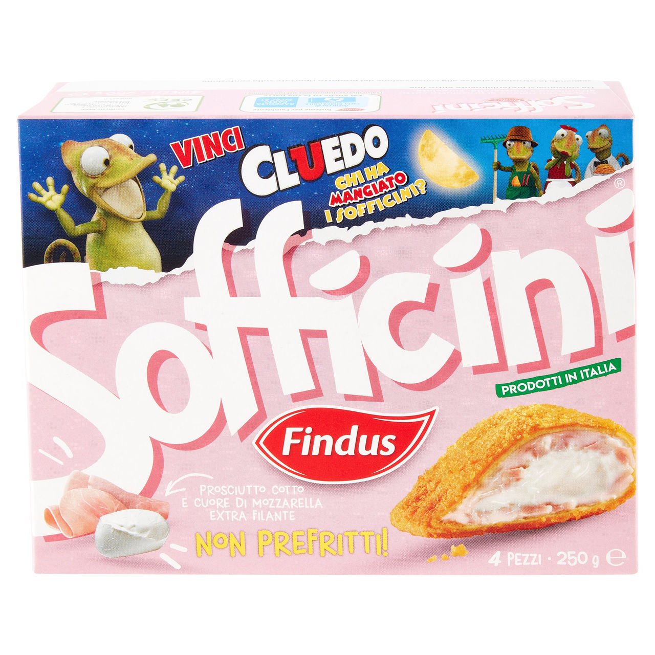 Sofficini Findus 4 Sofficini Prosciutto più Mozzarella 250 g