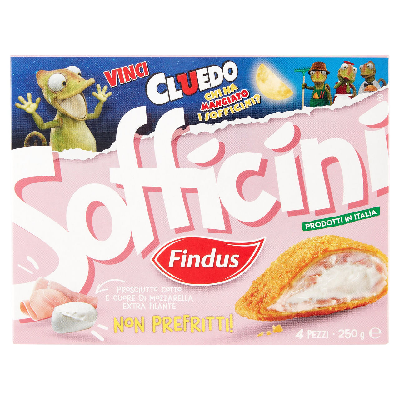 Sofficini Findus 4 Sofficini Prosciutto più Mozzarella 250 g