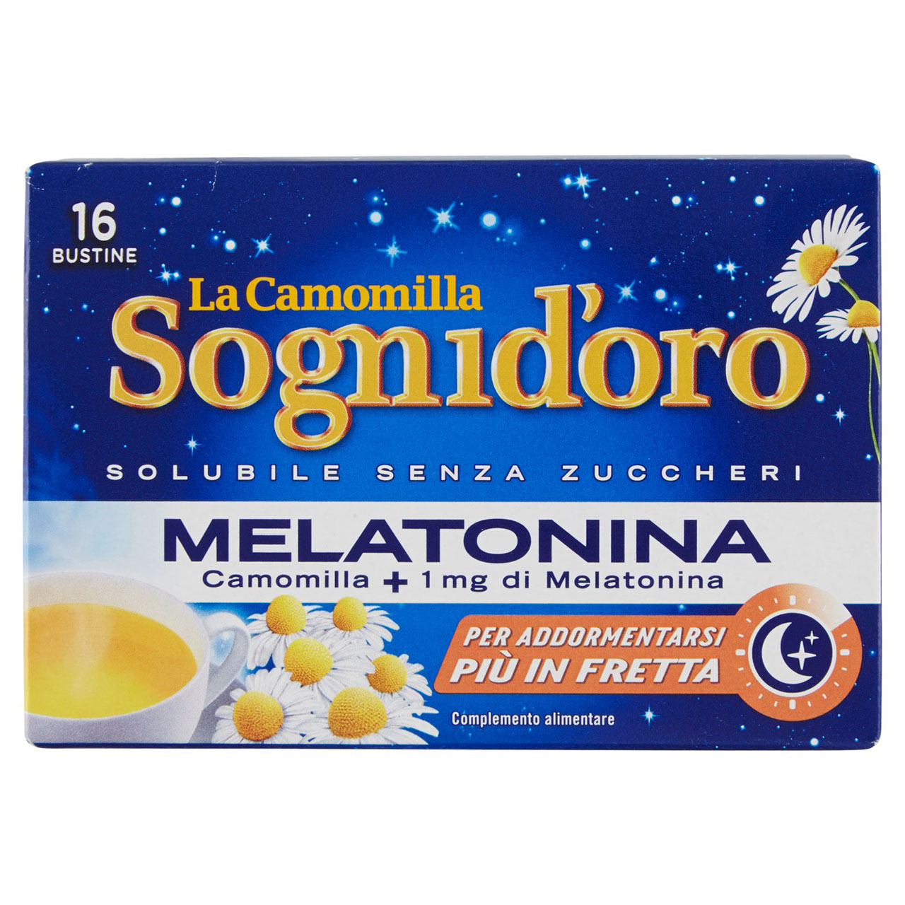 Sogni d'oro la Camomilla Solubile con Melatonina