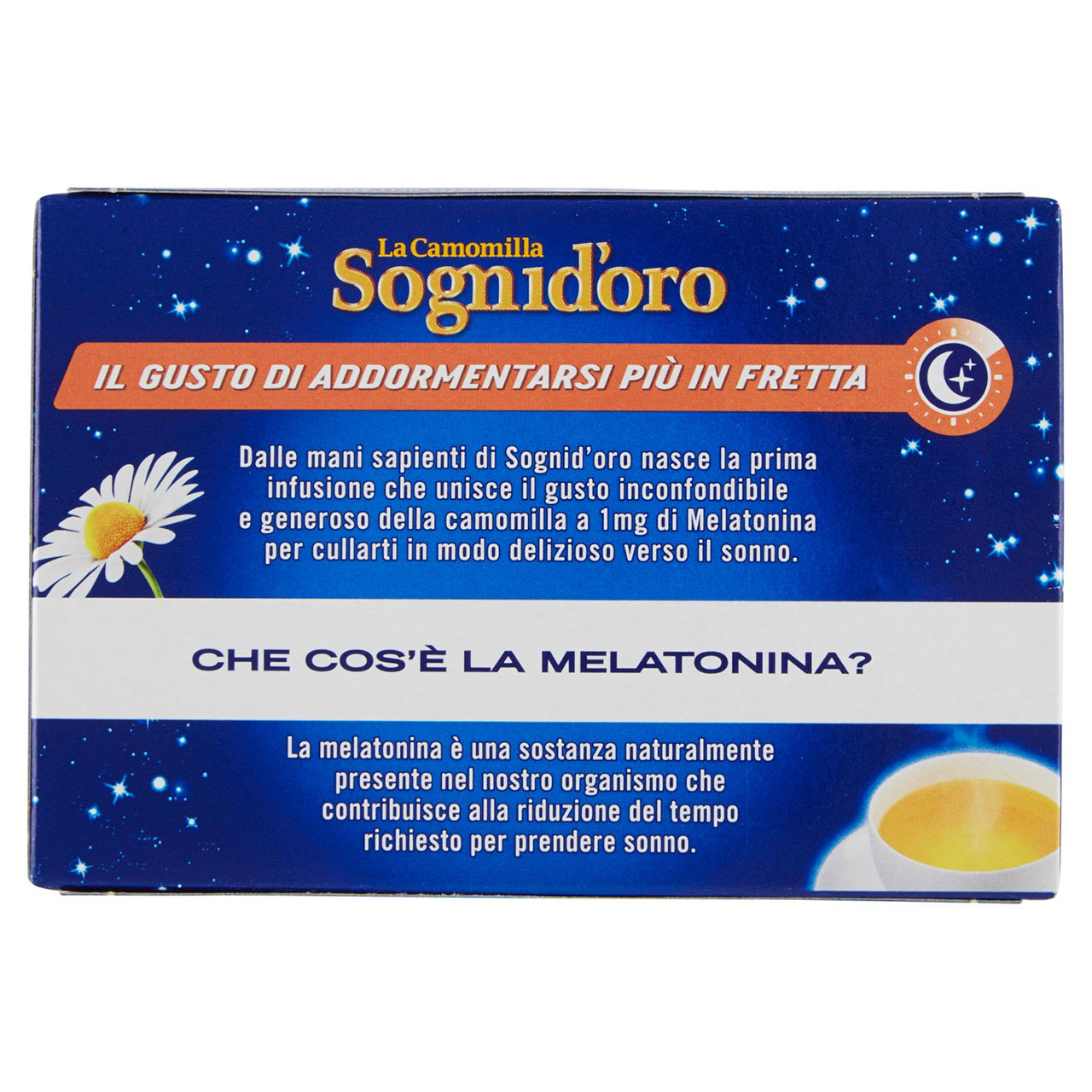 Sogni d'oro la Camomilla Solubile con Melatonina