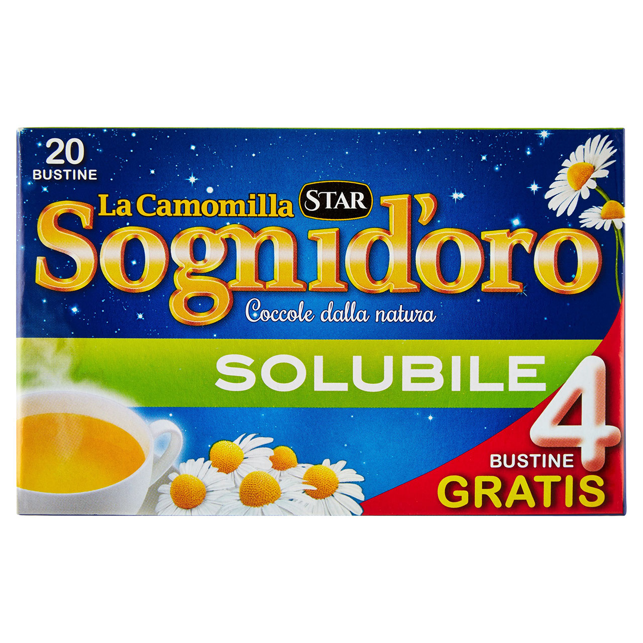 Sognid'oro La Camomilla Solubile 20 x 5 g