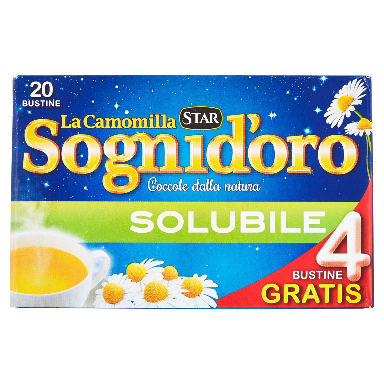 Sognid'oro La Camomilla Solubile 20 x 5 g