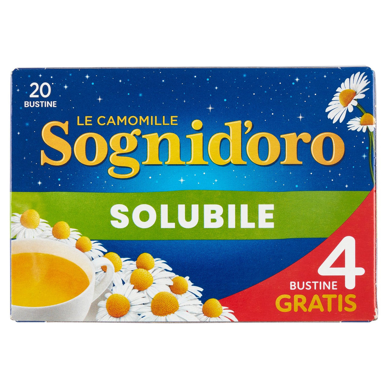 Sognid'oro le Camomille Solubile bustine 20 x 5 g