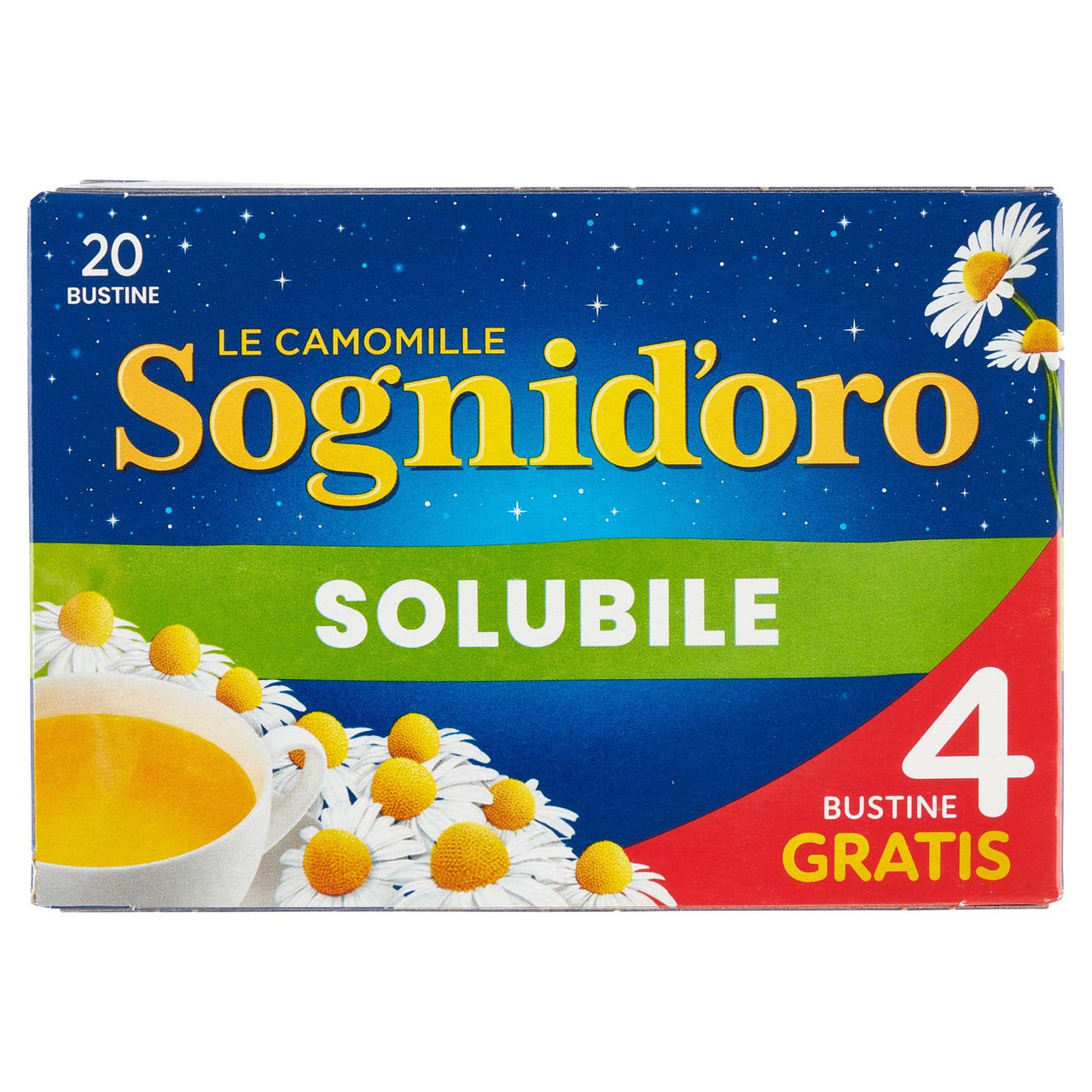 Sognid'oro le Camomille Solubile bustine 20 x 5 g