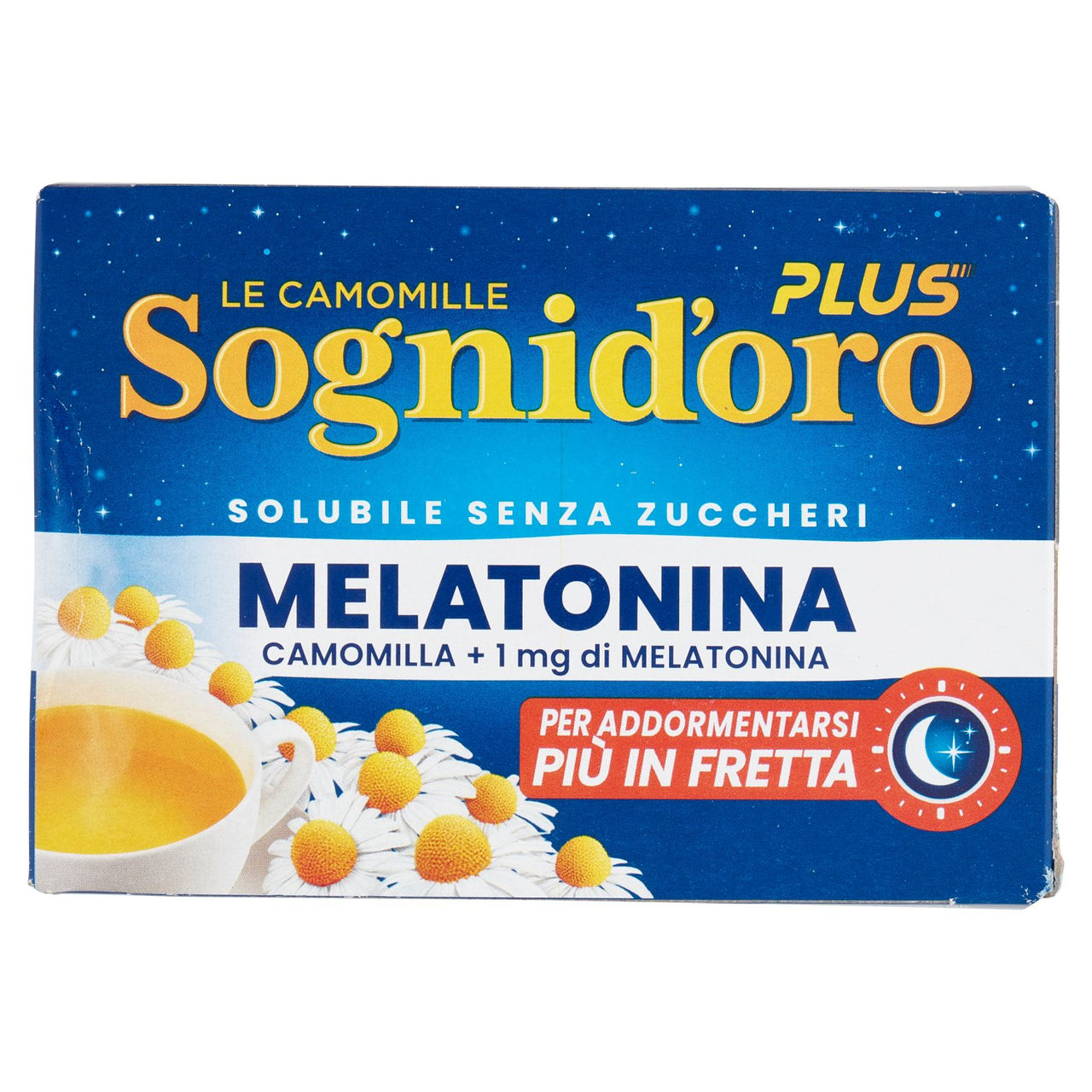 Sogni d'oro la Camomilla Solubile con Melatonina